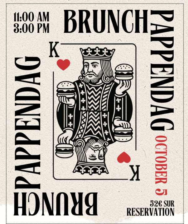 Brunch Fête des Pères au GANG — visuel de l'événement